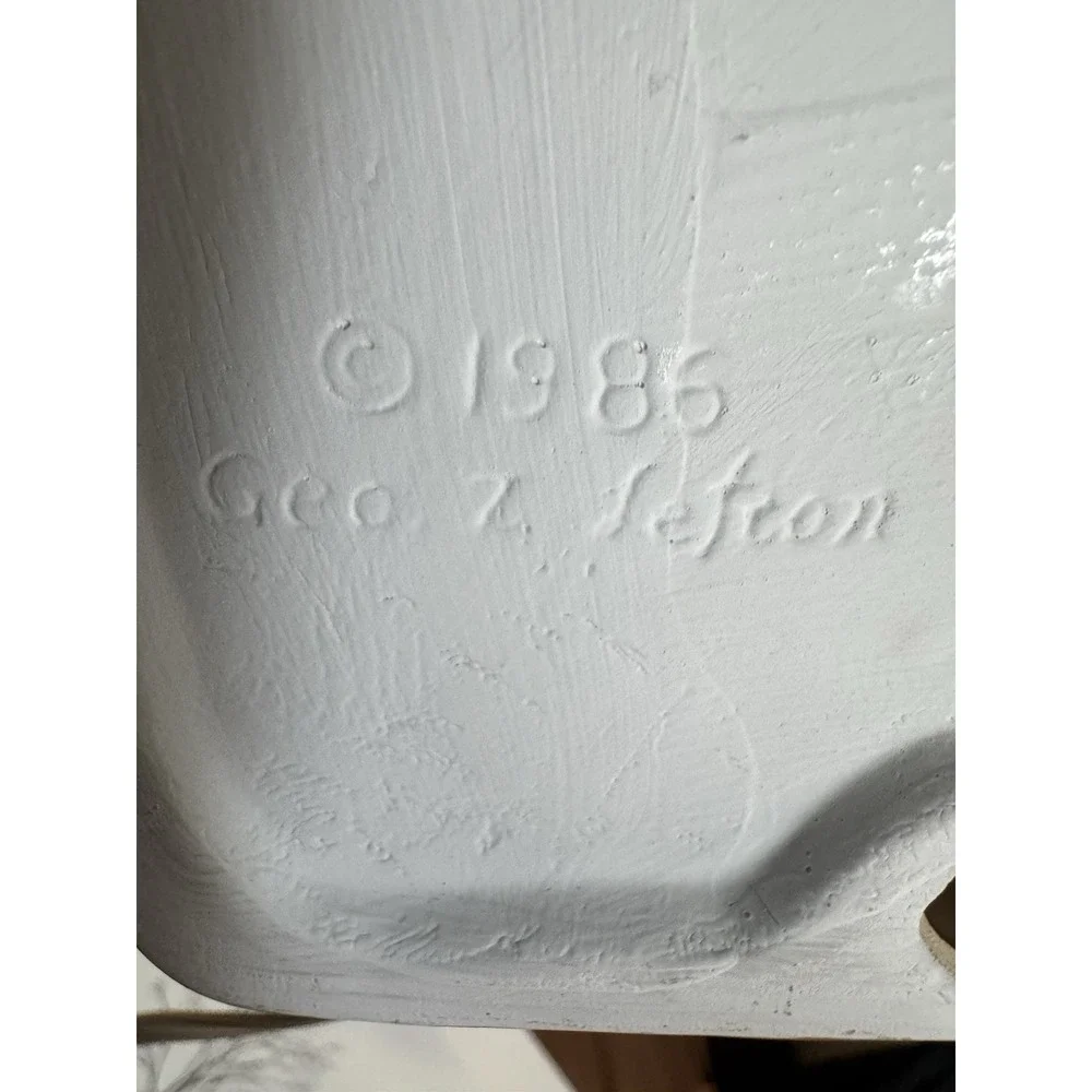 Lefton Village Colonial Christmas Church Vintage 1986 Hand Painted Lights Up!‎